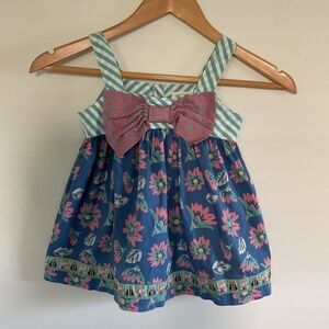 Matilda Jane Girls Top Sz 6 Once Upon a Time Fairy Wand Tunic Dress Colorful